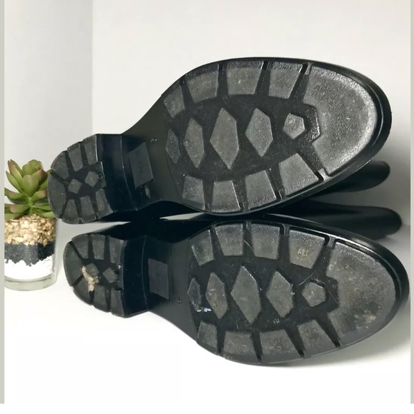 SAM EDELMAN Sydney Rubber Rain Black Tall Boot 9 M - Picture 7 of 8